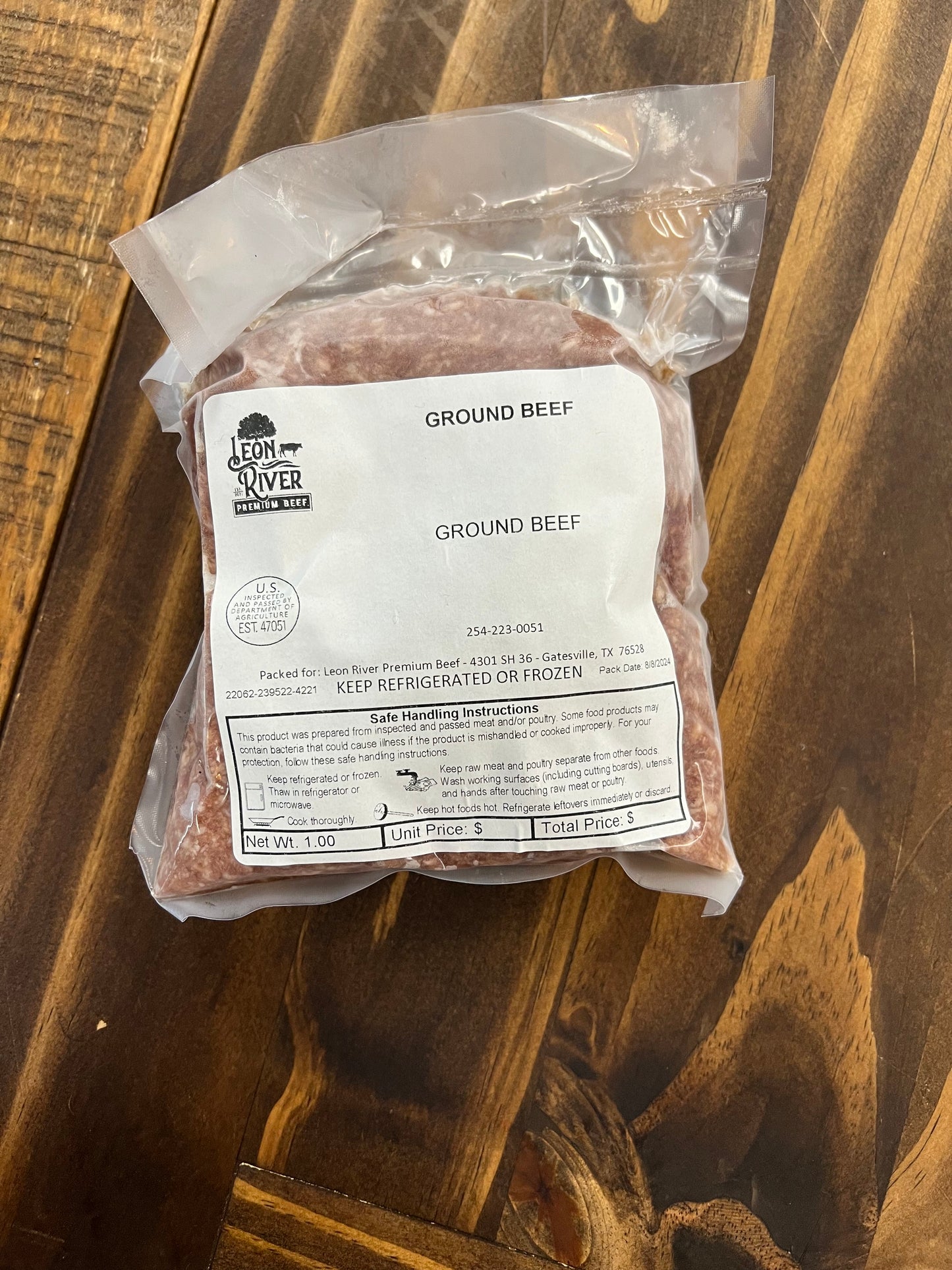 LRPB USDA Choice + Ground Beef (85/15)