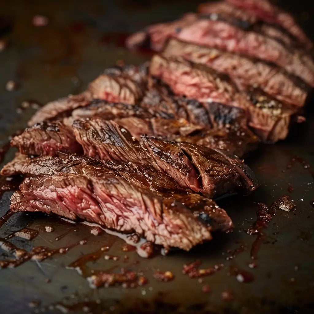 USDA Choice + Skirt Steak Leon River Premium Beef