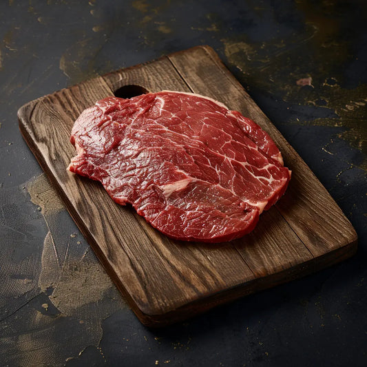 USDA Choice + Round Steak Leon River Premium Beef