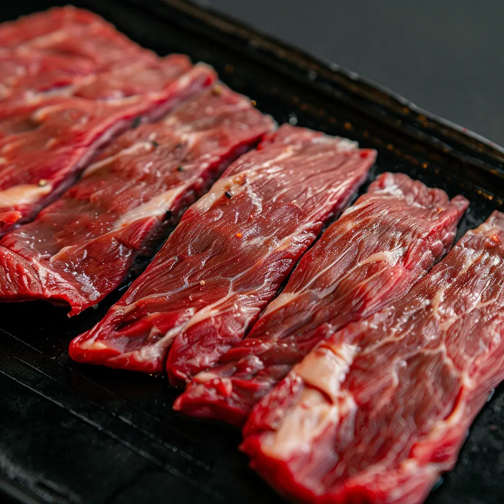 USDA Choice + Skirt Steak Leon River Premium Beef