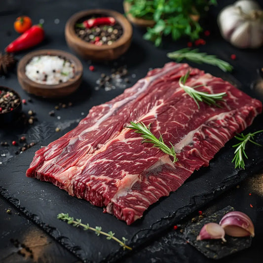 USDA Choice + Skirt Steak Leon River Premium Beef