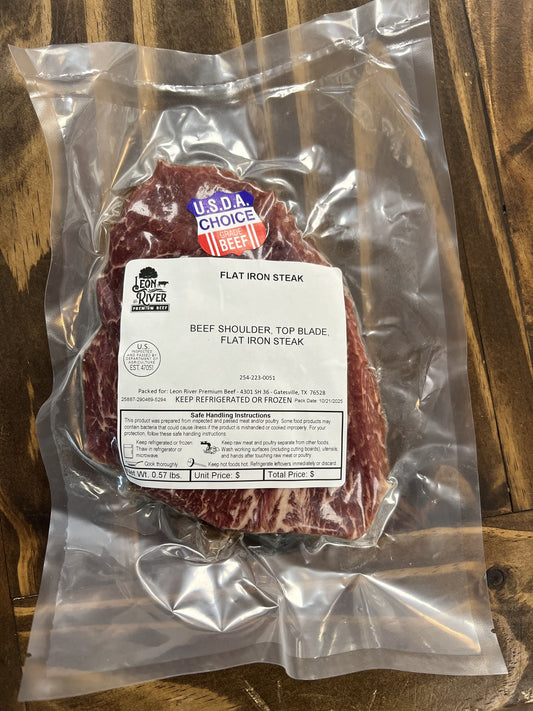 Leon River Flat Iron Steak