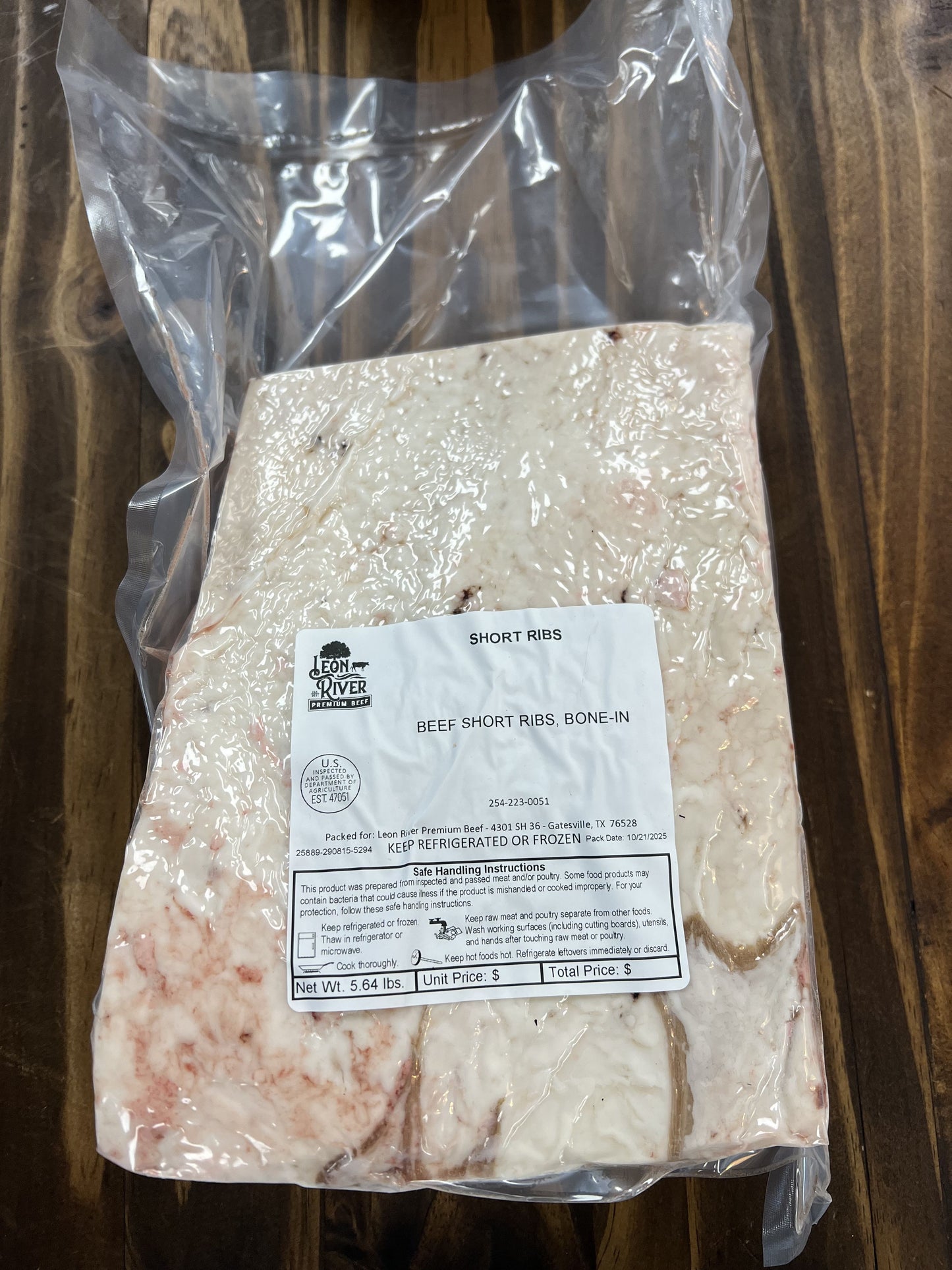 Leon River - All Short Ribs