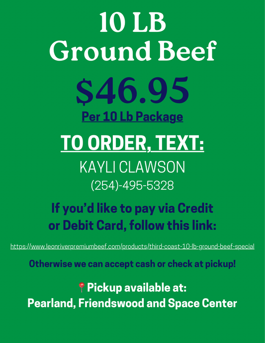 Third Coast - 10 LB Ground Beef Special