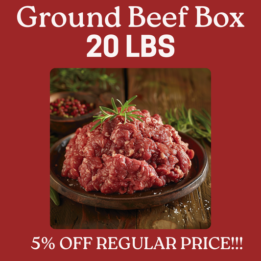 Ground Beef Box ( 20 LBs )