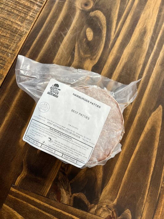 Leon River Hamburger Patties