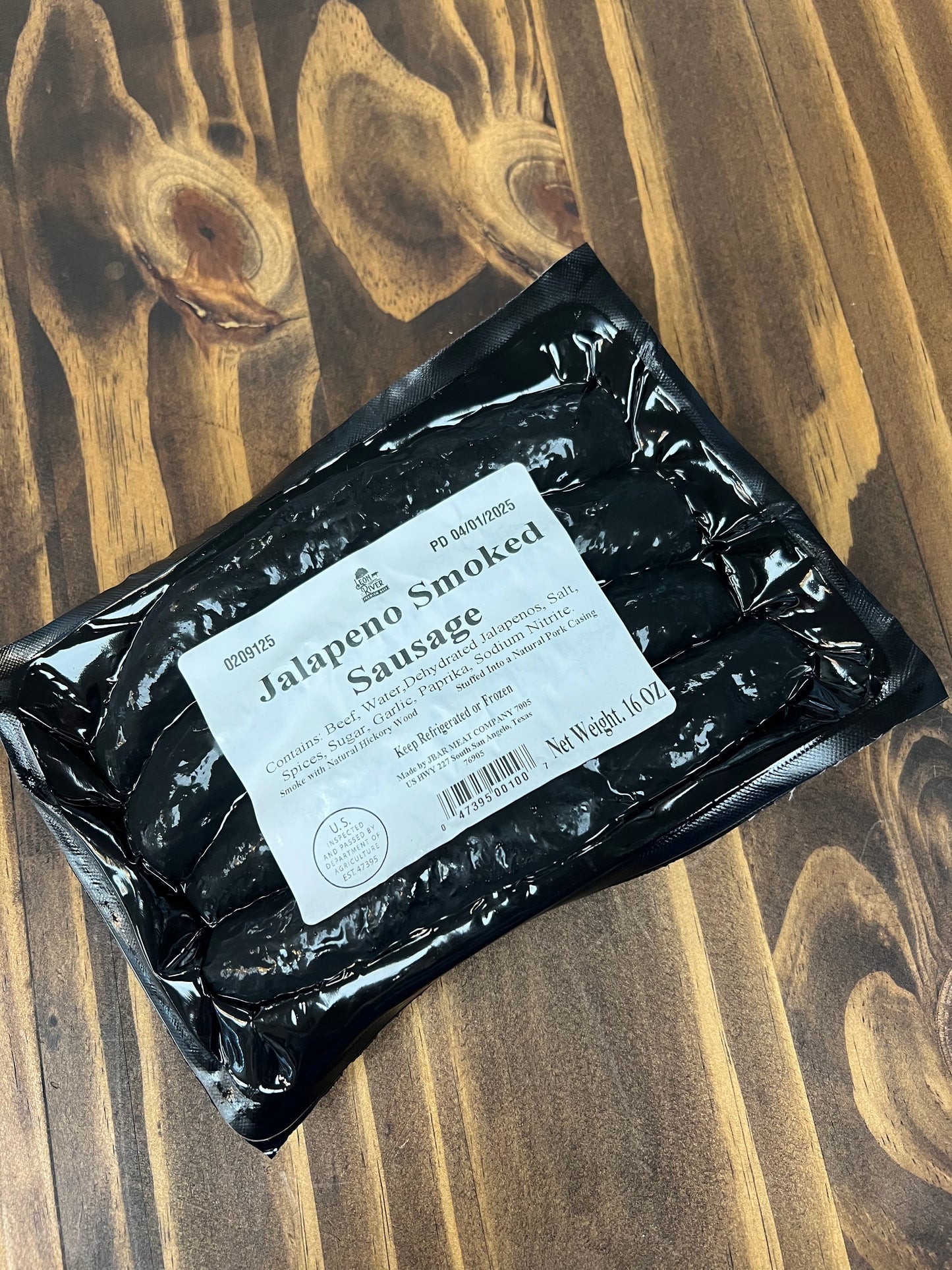 Leon River Beef Smoked Sausage