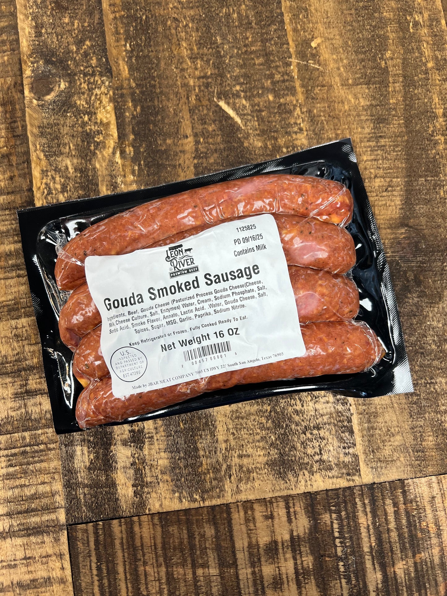 Leon River Beef Smoked Sausage