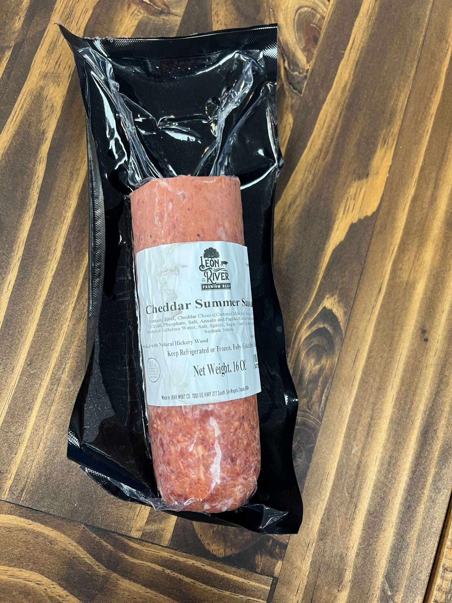 Leon River Beef Summer Sausage